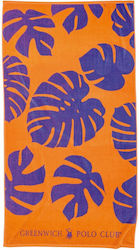 Greenwich Polo Club 3774 Плажен кърпа Памучна Оранжев 180x90см.