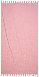 Greenwich Polo Club 3835 Beach Towel with Fringes Pink 170x90cm