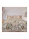 Das Home Sheet Sets Queen 235x260cm. 1672 Orange / Ochre 4pcs