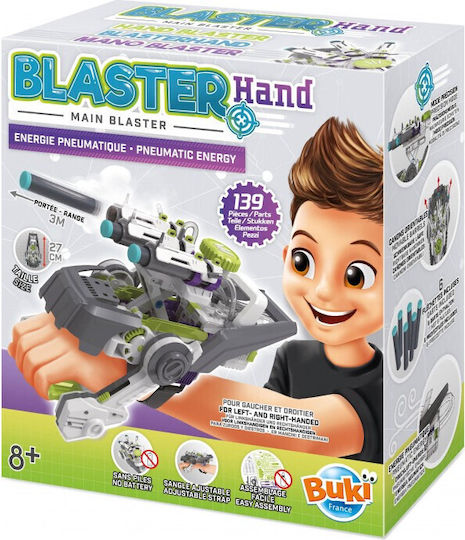 Buki Plastic Construction Toy Hand Blaster for Children 8+ years old+ Years