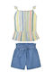 Energiers Kids Set with Shorts Summer 2pcs Blue