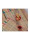Nef-Nef Homeware Ράνερ Straw Natural / Multicolor 45x150εκ.