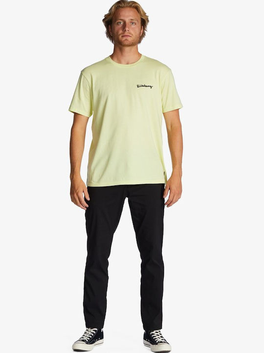 Billabong Shine T-shirt Bărbătesc cu Mânecă Scurtă Light Lime