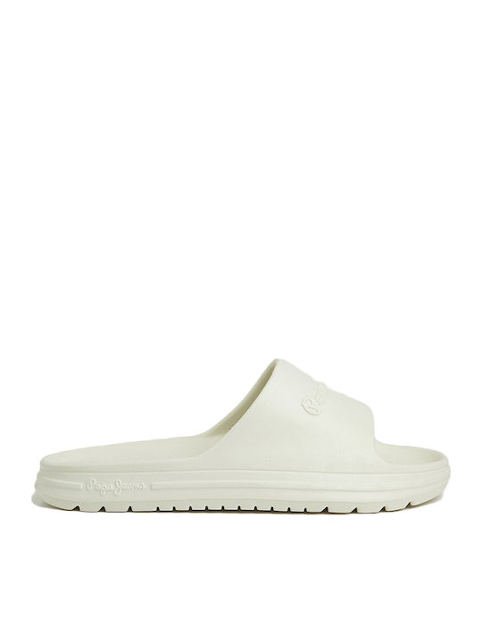 Pepe Jeans Ανδρικά Slides Λευκά