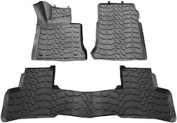 Set Front and Back 3pcs for Mercedes-Benz GLK 2008-2015 Black