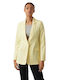 Vero Moda Long Women's Blazer Yellow