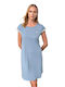 Vamp Summer Women's Nightdress Blue Dusty