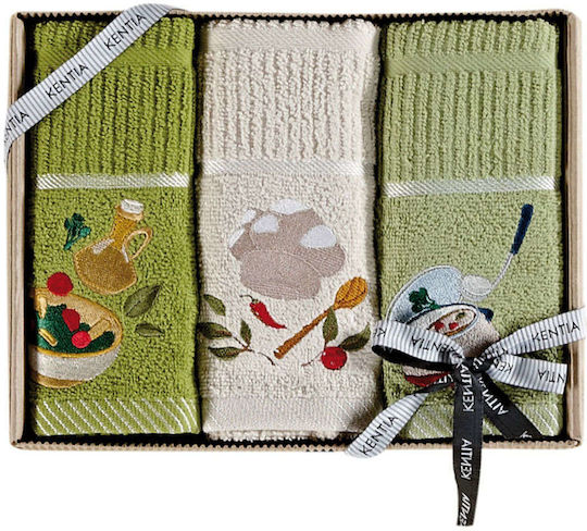 Kentia Regalo Prosop De Bucătărie Din 100% Bumbac 40x70cm 3 Bucăți Kentia Regalo Prosop De Bucătărie Din 100% Bumbac 40x70cm 3 Bucăți