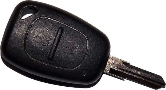 Opel Car Key Shell with Blade with 2 Buttons for Nissan / Opel / Renault