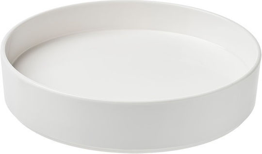 Leone Farfurie Supă din Melamină Alb cu Diametru 24cm 3buc
