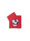 Nef-Nef Snoopy Hero Mask Σετ Βρεφικές Πετσέτες Κόκκινες 2τμχ