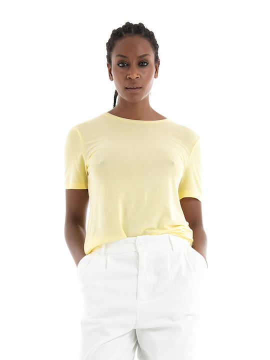 Vero Moda Damen T-Shirt Gelb