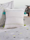 Nef-Nef Homeware Παιδικό Διακοσμητικό Μαξιλάρι Life Line Aqua/Lime 35x35εκ.