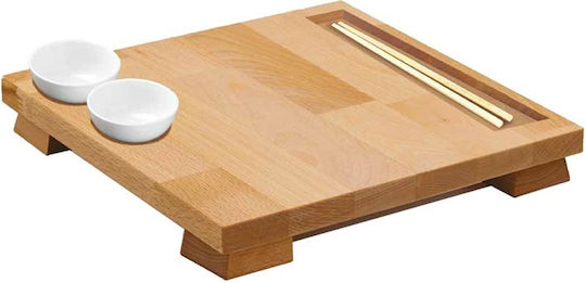Bisetti Sushi-Set Hölzernes Braun 5pcs