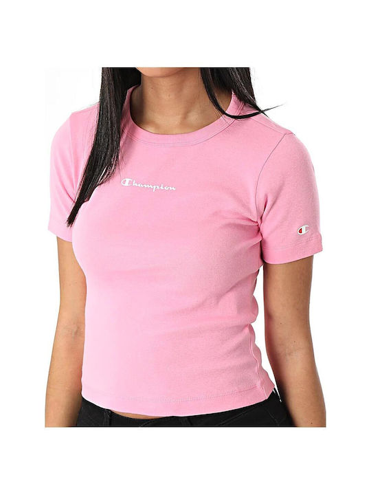 Champion Γυναικείο T-shirt Ροζ