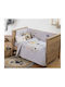 Nef-Nef Homeware Animal Way Βρεφικό Κουβερλί Βαμβακερό Εκρού 110x140cm
