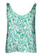 Vero Moda Women's Athletic Blouse Sleeveless Green