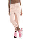 Only Women's High-waisted Chino Trousers in Regular Fit Pale Pink