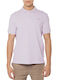 Guess Men's Short Sleeve Blouse Polo Purple