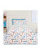 Das Home Sheet Set Single from Cotton & Polyester 4837 Brown/Blue 170x240cm 3pcs