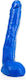All Black All Blue Freddie Realistic Dildo with Scrotum Blue 26cm