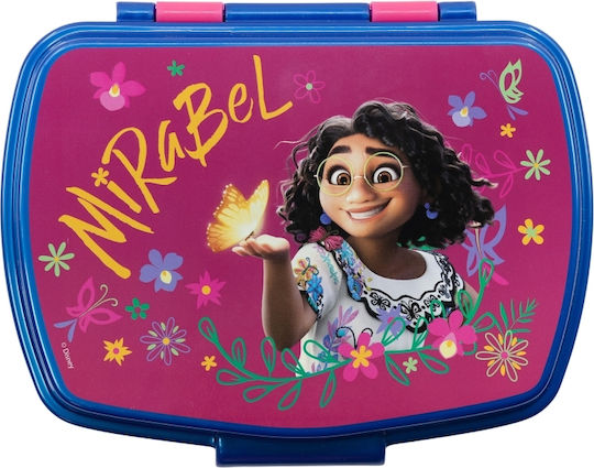 Stor Encanto Πλαστικό Παιδικό Σετ Φαγητού Disney Princess Κόκκινο