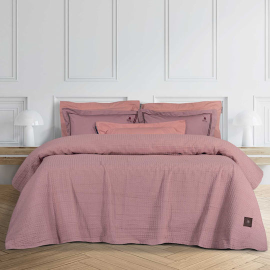 Greenwich Polo Club 3402 Κουβέρτα Πικέ Υπέρδιπλη 230x250εκ. Ροζ