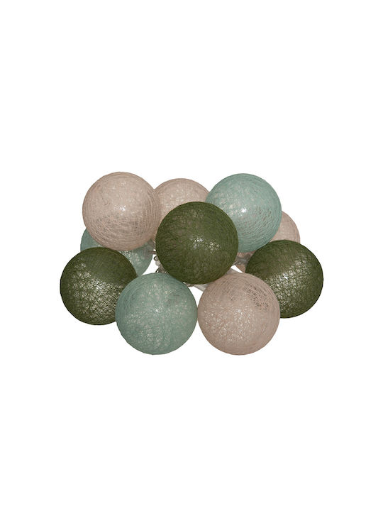 Army Garland Lights LED 1.65m with 10 Balls