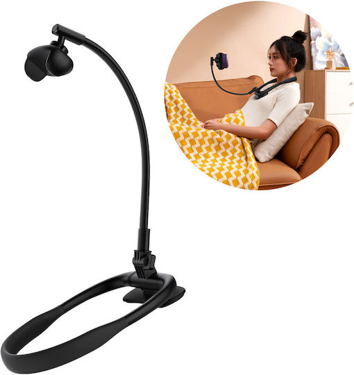 Baseus ComfortJoy Series Βάση Λαιμού για Κινητό σε Μαύρο χρώμα
