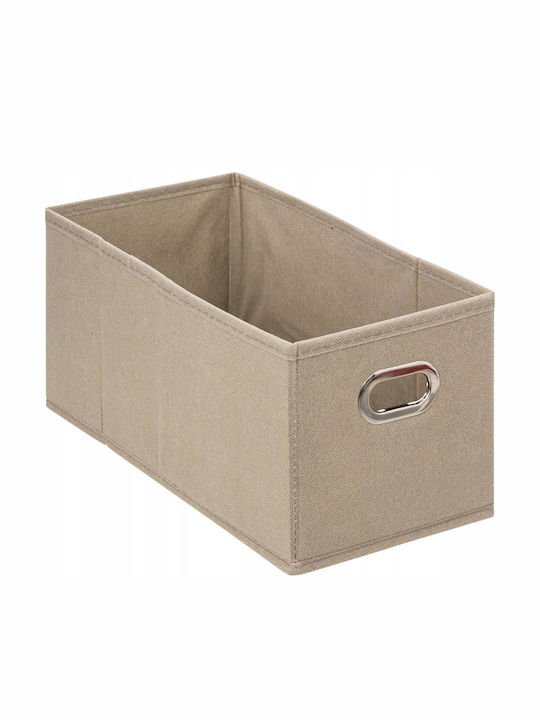 5Five Υφασμάτινο Κουτί Αποθήκευσης Μπεζ 31x15x31cm