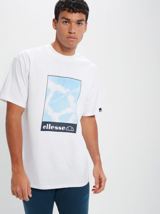 Ellesse Men's T-Shirt Stamped White