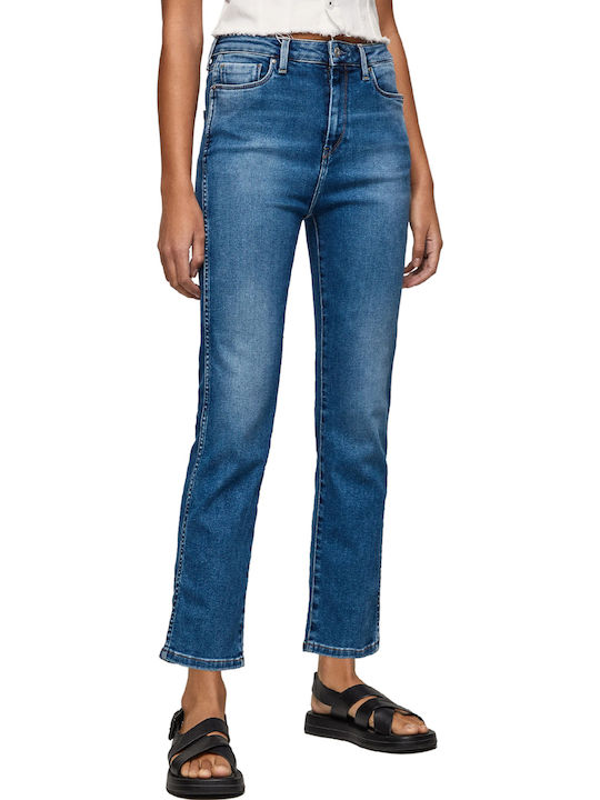 Dion 7/8 Women's Jean Trousers in Straight Line