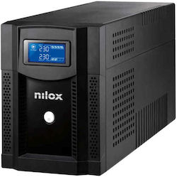 Nilox UPS Line-Interactive 3000VA 2100W with 6 IEC Power Plugs