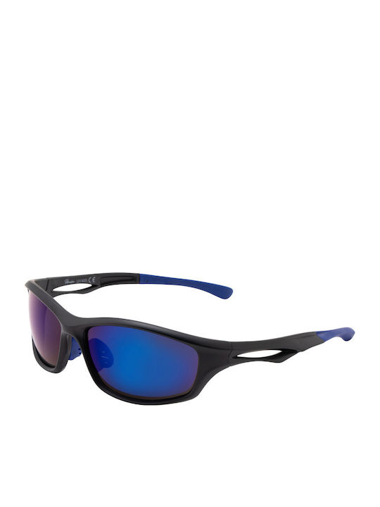 Riviera Men's Sunglasses with Plastic Frame Bla...