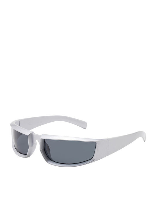 Sole Unisex Sunglasses with Plastic Frame Silver/Black 20917-02