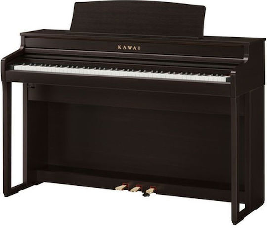 Kawai Електрически Изправен Пиано CA-401 R Вградени говорители и Свързване със Слушалки и Компютър Розово дърво
