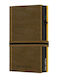 Click Slide Strap Δερμάτινο Ανδρικό Πορτοφόλι Καρτών με Μηχανισμό Slide Mossgreen Earth/Black