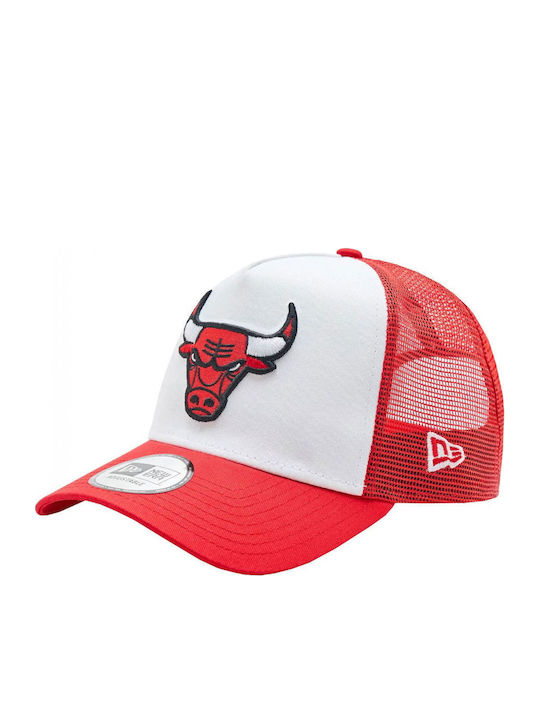 Chicago Bulls Men's Trucker Cap Red/ White