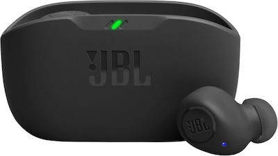 JBL Wave Buds Bluetooth Handsfree Ακουστικά με Αντοχή στον Ιδρώτα και Θήκη Φόρτισης Μαύρα