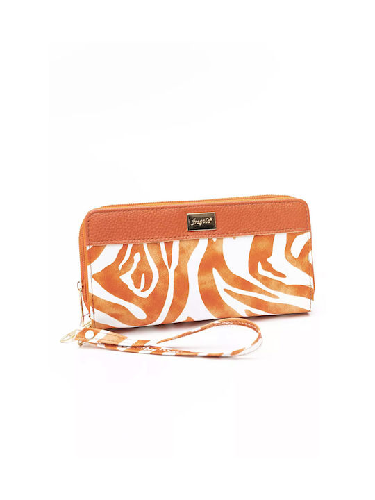 Fragola Μεγάλο Γυναικείο Πορτοφόλι Orange Zebra
