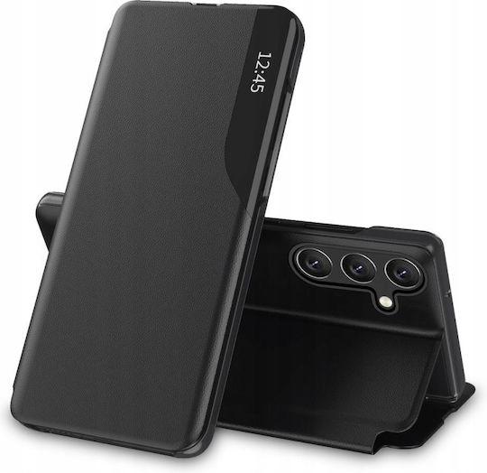 Tech-Protect Smart View Buchen Sie Synthetisches Leder Schwarz (Galaxy A14)
