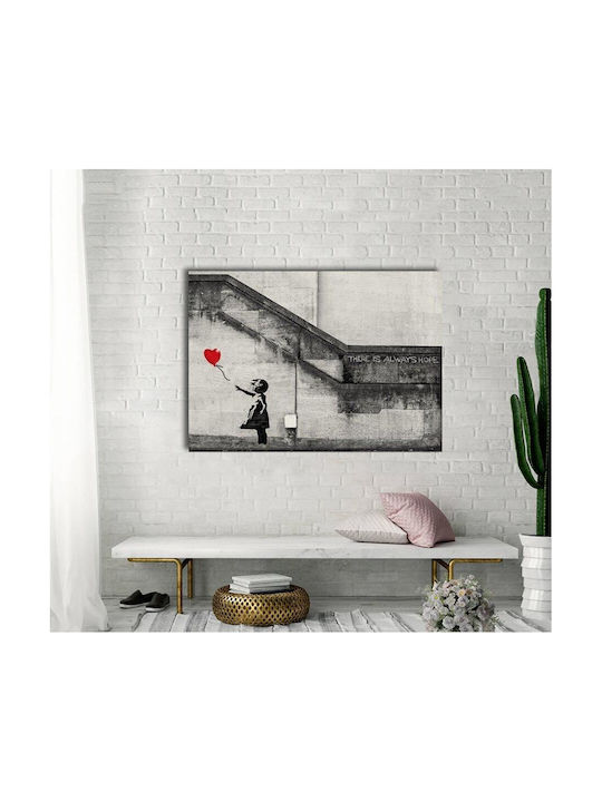 17175 Painting Copy of Banksy on Canvas 100x70cm