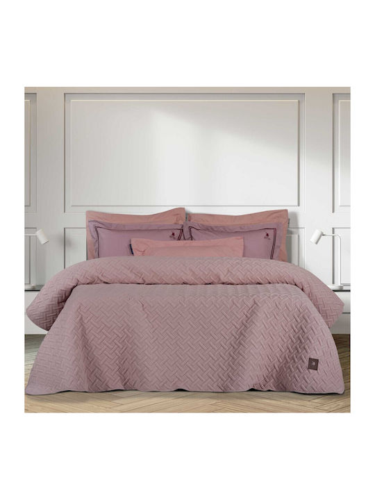 Greenwich Polo Club 3406 Coverlet Queen Size Microfiber Nude 220x240cm