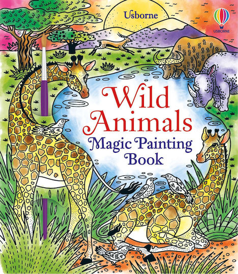 Anti-Stress Colouring Book Wild Animals Magic Painting Book
