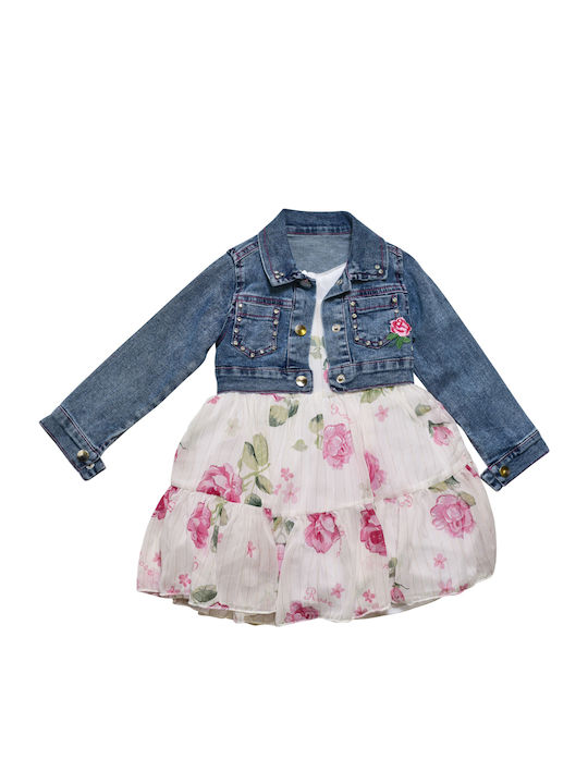 Restart for kids Rochie pentru fete Alb