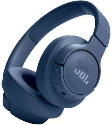 JBL Tune 720BT Ασύρματα/Ενσύρματα Over Ear Ακουστικά με 76 ώρες Λειτουργίας Μπλε