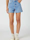 Wrangler Women's Jean High-waisted Shorts Blue