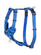 Rogz Hundegeschirr Utility Blau Groß 20mm x 45-75cm RGSJC06B