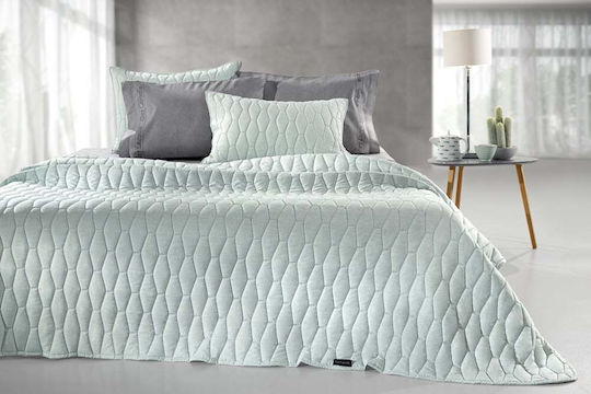 Guy Laroche Diamante Σετ Κουβερλί Μονό Microfiber Ocean 160x240cm 2τμχ