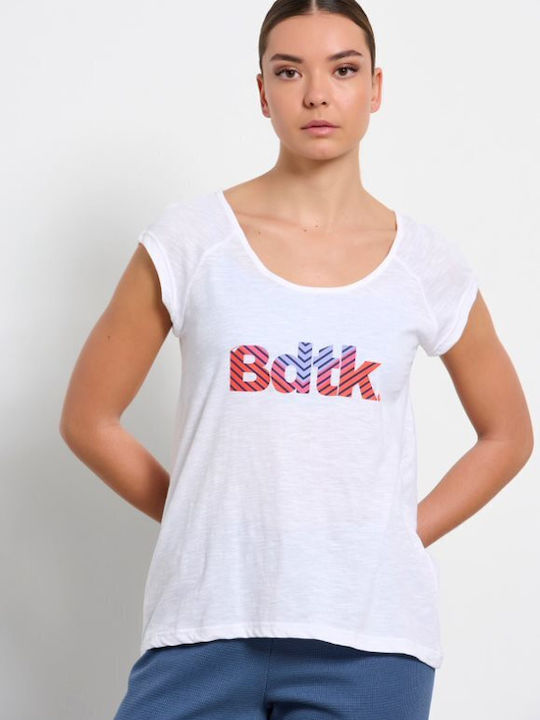 BodyTalk 1231-901228 Damen Sport T-Shirt Weiß